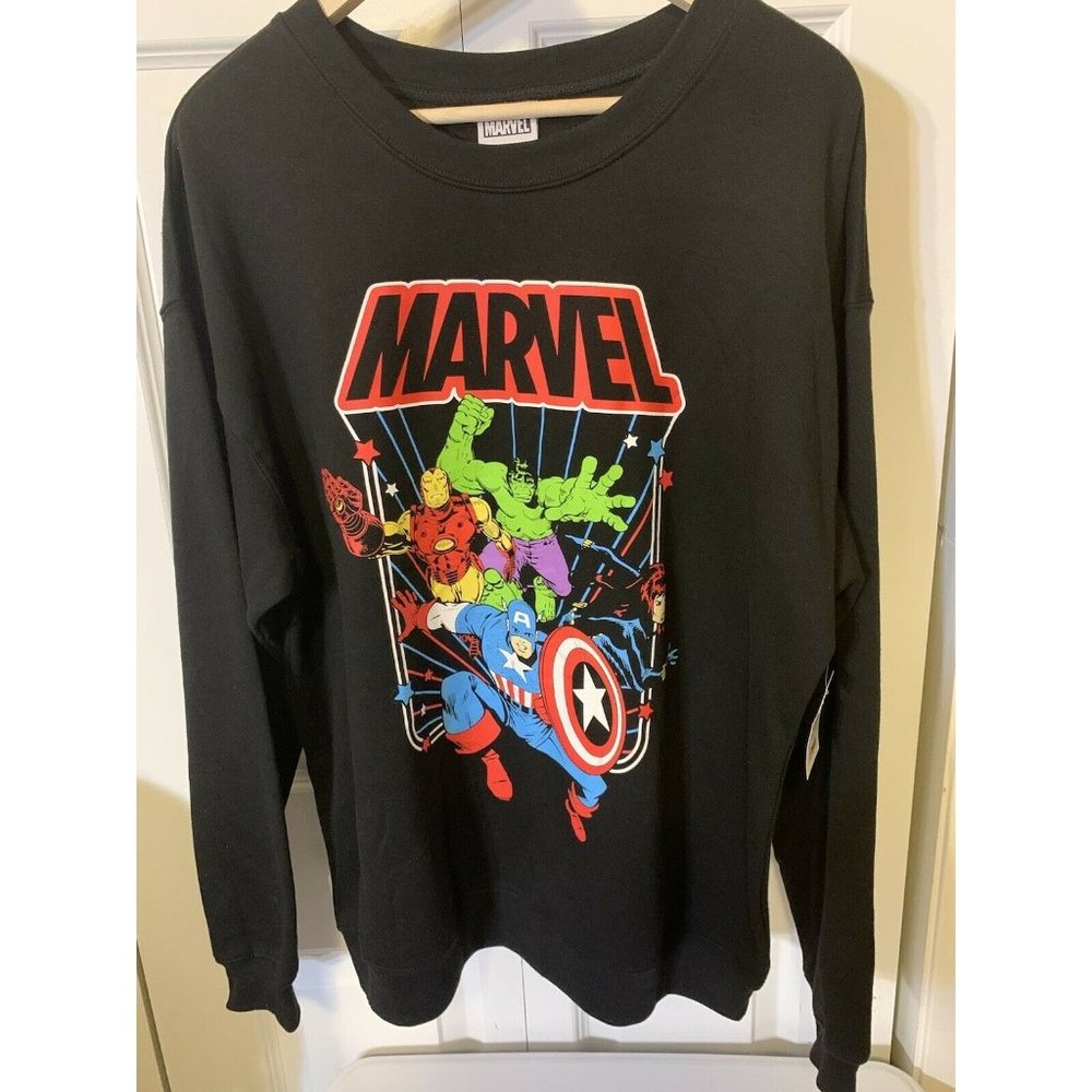 New Marvel Avengers Men’s Sz‎ XL 15-17 Sweatshirt NWT